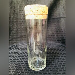 Glass Storage Jar with Cork Lid